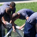 Training Center Cape May Recruits Complete Damage Control Pipe Patching Training