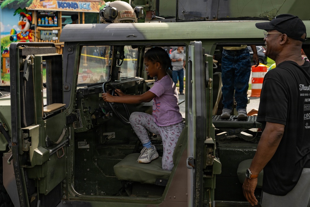 316th Security Forces Squadron connects with the community at Touch-A-Truck event