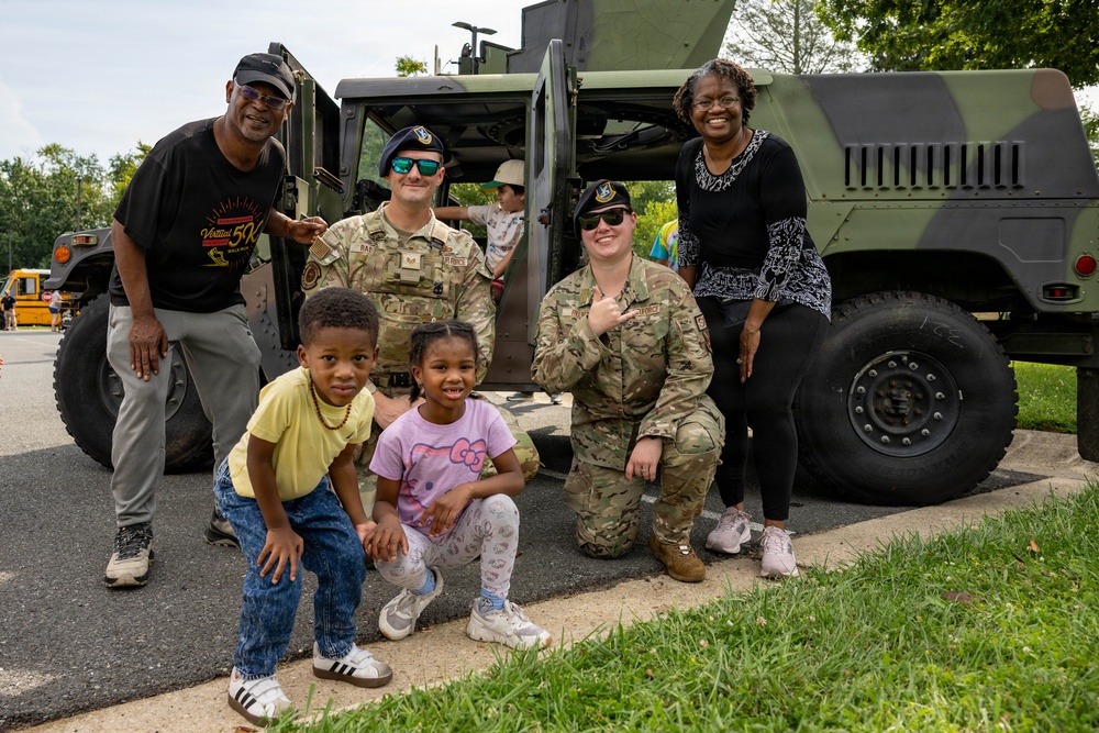 316th Security Forces Squadron connects with the community at Touch-A-Truck event