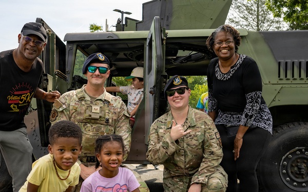 316th Security Forces Squadron connects with the community at Touch-A-Truck event