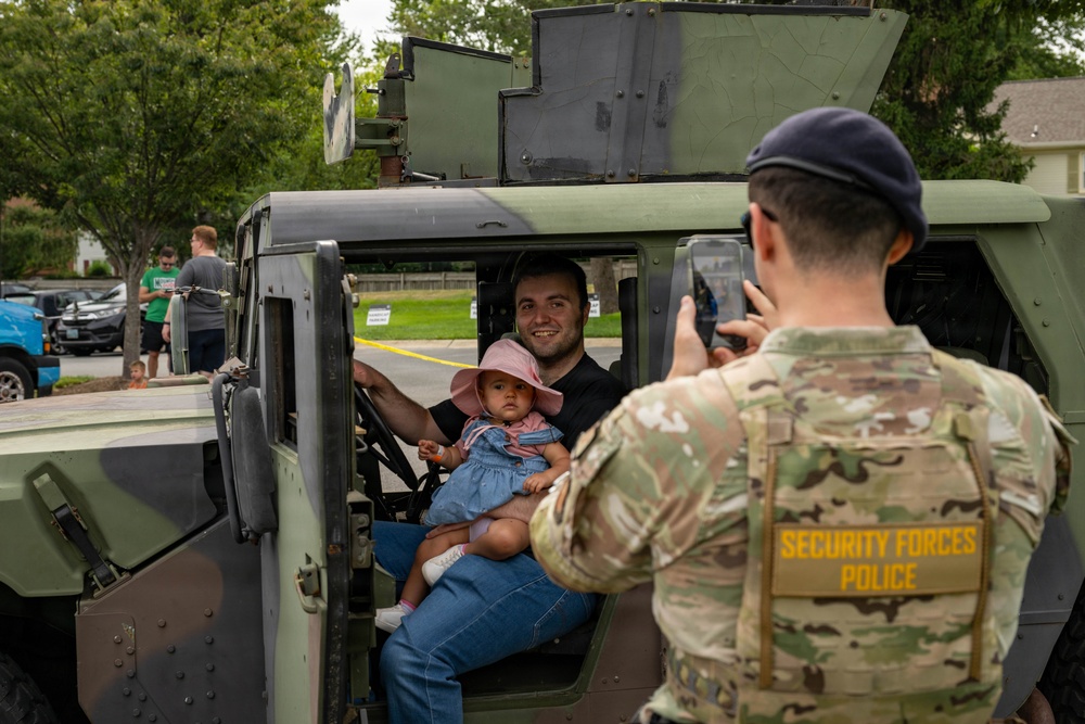 316th Security Forces Squadron connects with the community at Touch-A-Truck event