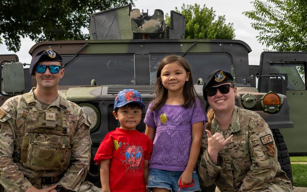 316th Security Forces Squadron connects with the community at Touch-A-Truck event