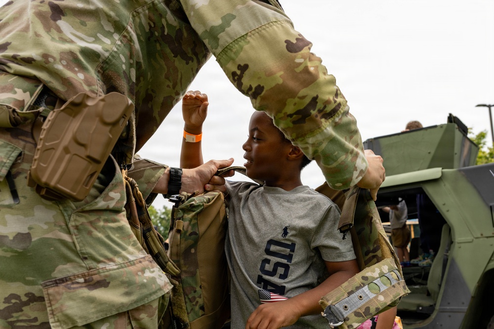 316th Security Forces Squadron connects with the community at Touch-A-Truck event