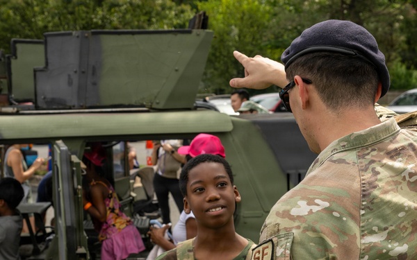 316th Security Forces Squadron connects with the community at Touch-A-Truck event