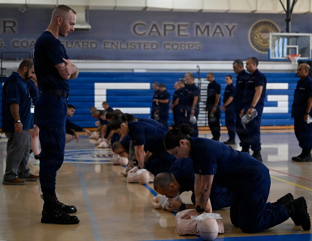 Training Center Cape May DEPOT Recruits Complete CPR Training