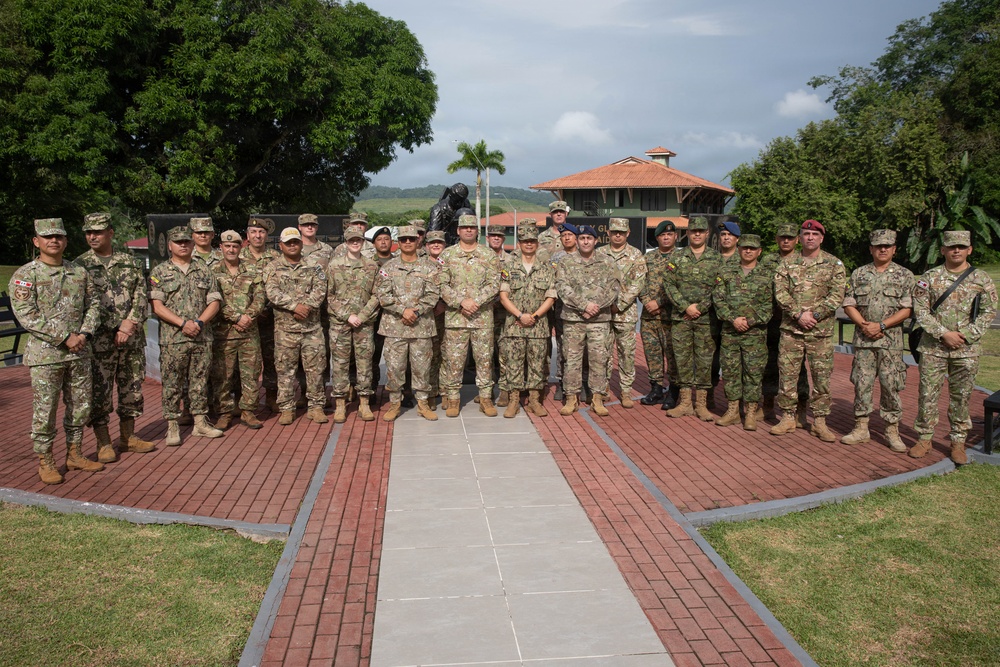 Missouri National Guardsmen Greet Multinational Partners During PANAMAX 2026