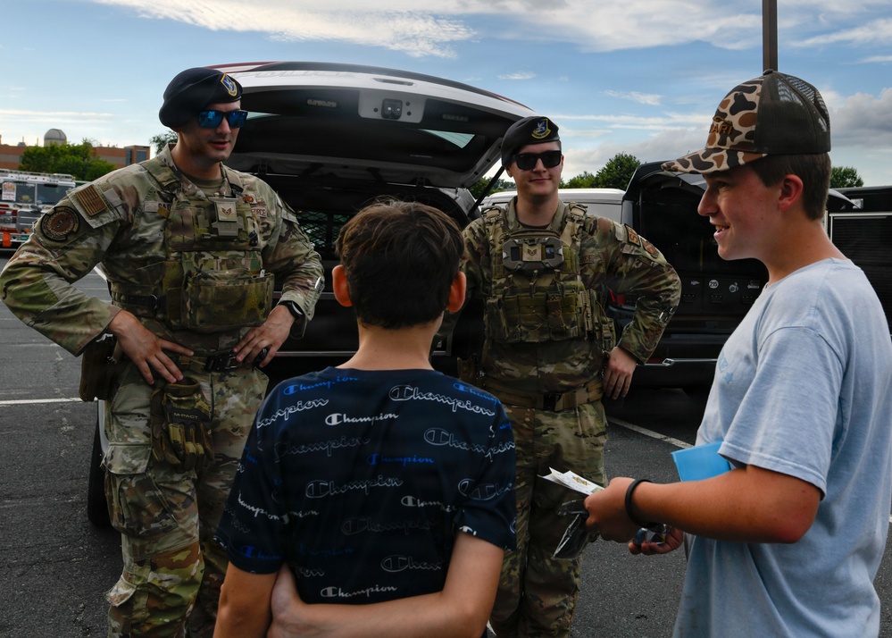 316th Security Forces Squadron supports National Night Out in Baltimore