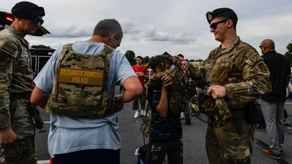 316th Security Forces Squadron supports National Night Out in Baltimore