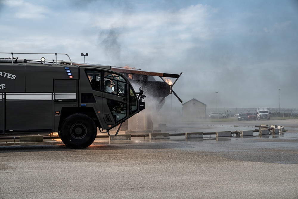 110th firefighters strengthen readiness with 31st CES during DFT