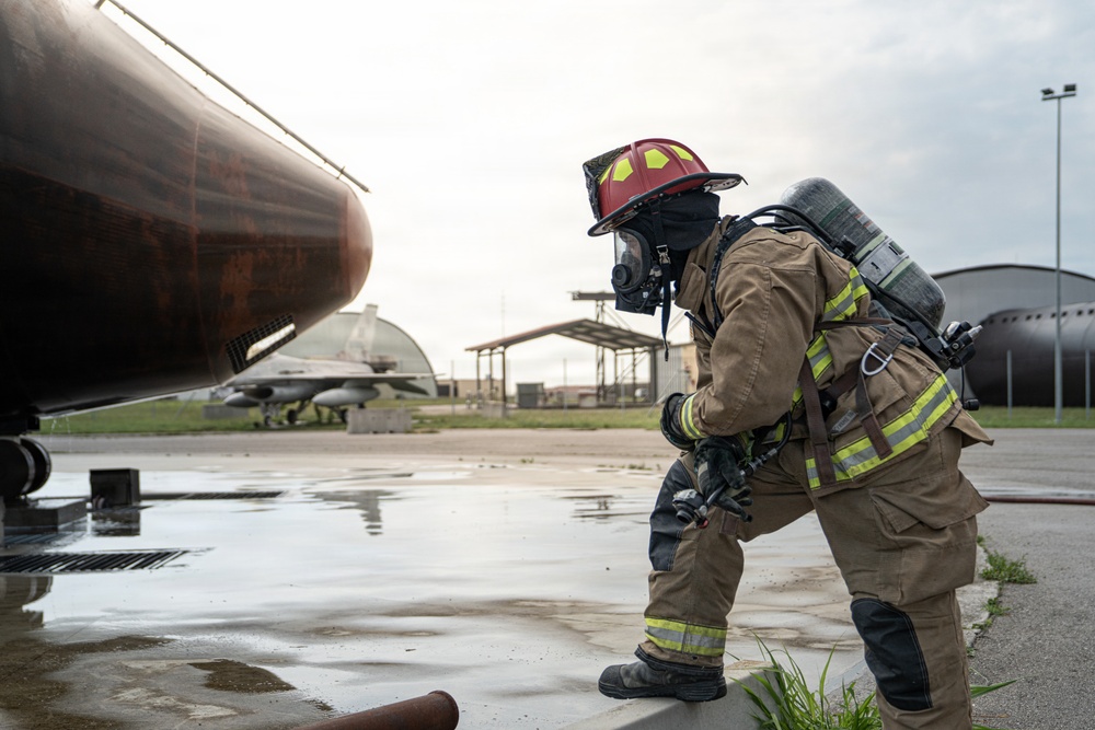 110th firefighters strengthen readiness with 31st CES during DFT