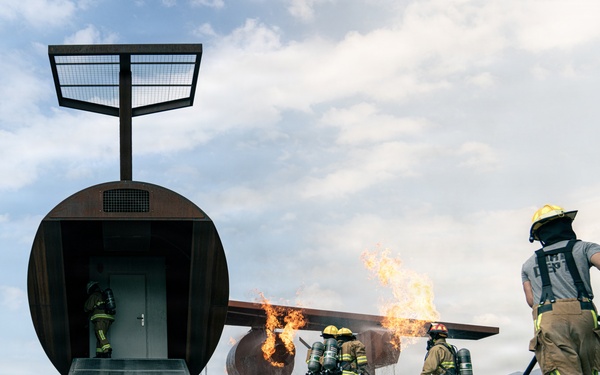 110th firefighters strengthen readiness with 31st CES during DFT