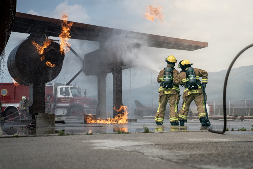 110th firefighters strengthen readiness with 31st CES during DFT