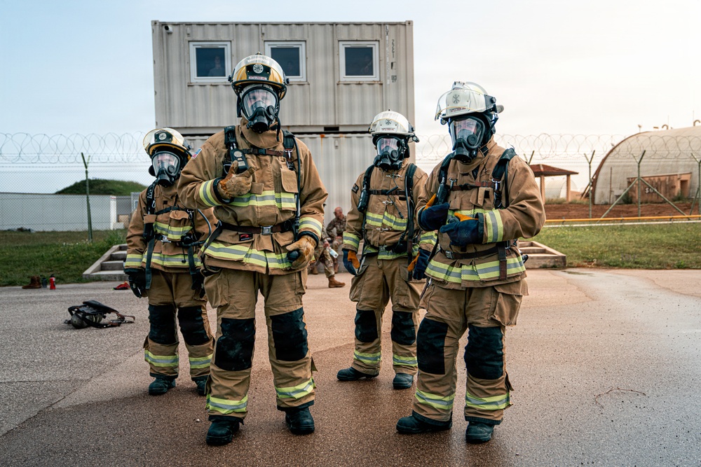 110th firefighters strengthen readiness with 31st CES during DFT