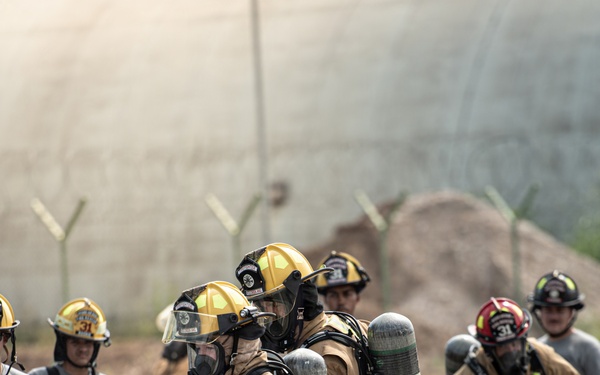 110th firefighters strengthen readiness with 31st CES during DFT