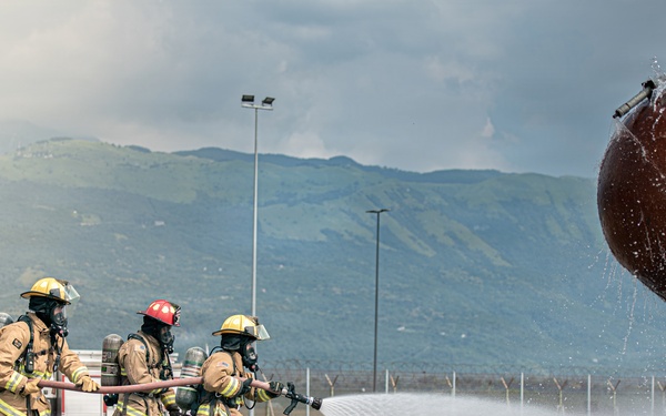 110th firefighters strengthen readiness with 31st CES during DFT