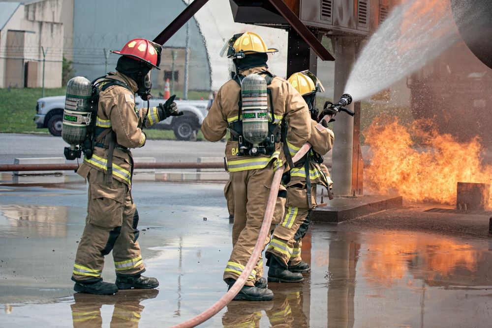 110th firefighters strengthen readiness with 31st CES during DFT