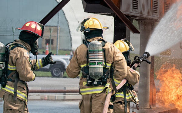 110th firefighters strengthen readiness with 31st CES during DFT