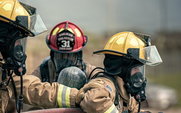 110th firefighters strengthen readiness with 31st CES during DFT