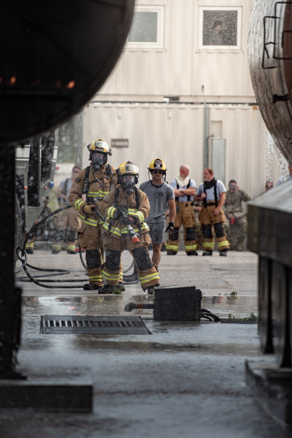110th firefighters strengthen readiness with 31st CES during DFT