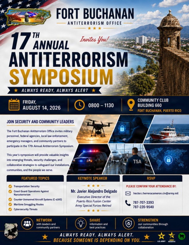U.S. Army in Puerto Rico launches Antiterrorism Awareness Month with proclamation signing