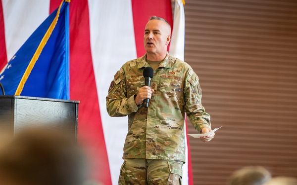 Strengthening readiness together: CMSAF and Dr. Wolfe connect with Team Travis