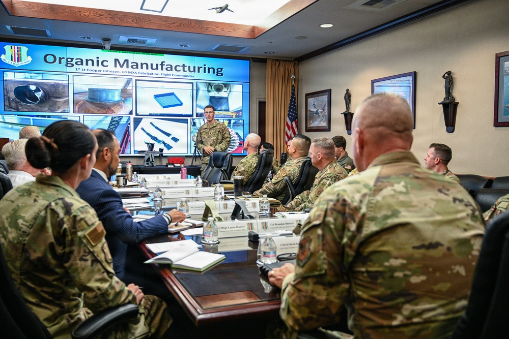 Strengthening readiness together: CMSAF and Dr. Wolfe connect with Team Travis