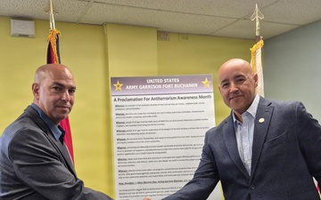 U.S. Army in Puerto Rico launches Antiterrorism Awareness Month with proclamation signing