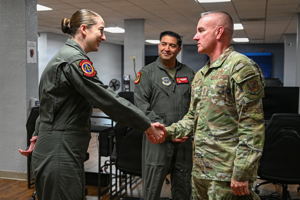 Strengthening readiness together: CMSAF and Dr. Wolfe connect with Team Travis