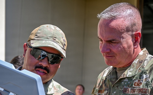 Strengthening readiness together: CMSAF and Dr. Wolfe connect with Team Travis