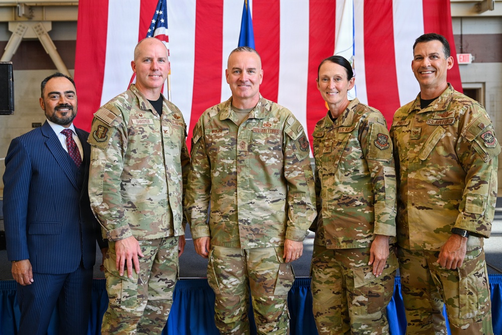 Strengthening readiness together: CMSAF and Dr. Wolfe connect with Team Travis