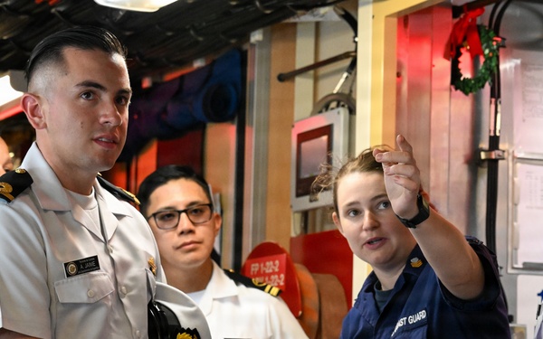U.S. Coast Guard and Ecuador Navy give tours of their cutters for PANAMAX 2026