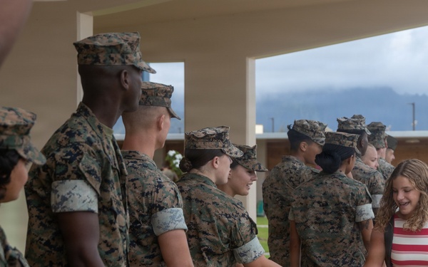 U.S. Marines Welcome Students Back to School at MCBH