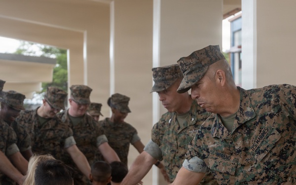 U.S. Marines Welcome Students Back to School at MCBH