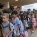 U.S. Marines Welcome Students Back to School at MCBH