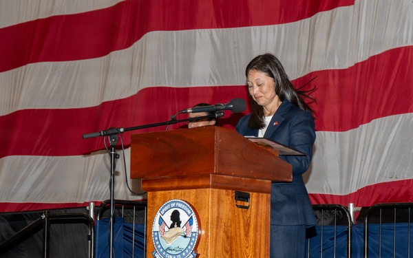 George Washington Hosts Big Top Reception