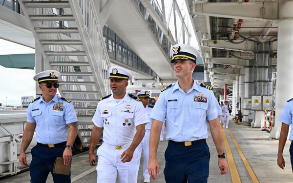 U.S. Coast Guard and Ecuador Navy give tours of their cutters for PANAMAX 2026