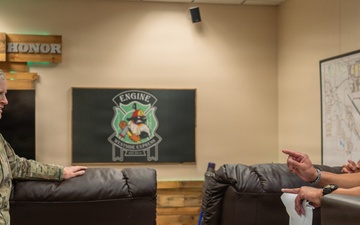 Lt. Gen. Hammerstedt visits Tinker AFB