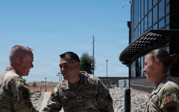 CMSAF Wolfe Visits Beale AFB