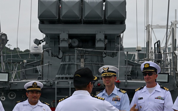 U.S. Coast Guard and Ecuador Navy give tours of their cutters for PANAMAX 2026