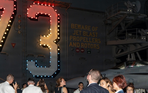 George Washington Hosts Big Top Reception