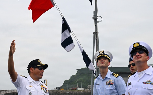 U.S. Coast Guard and Ecuador Navy give tours of their cutters for PANAMAX 2026