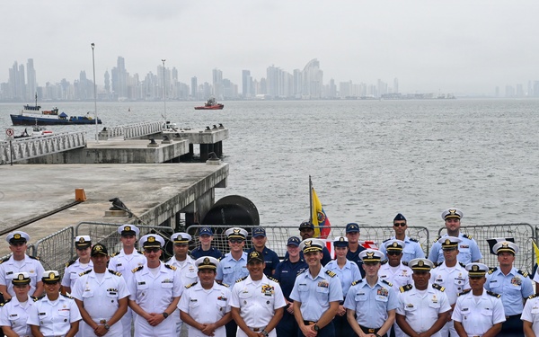 U.S. Coast Guard and Ecuador Navy give tours of their cutters for PANAMAX 2026