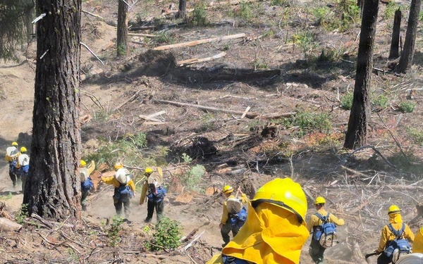 Washington National Guard Soldiers and Airmen Support Statewide Wildfire Response