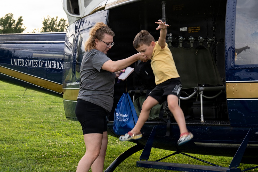 1HS flies out for National Night Out in Virginia