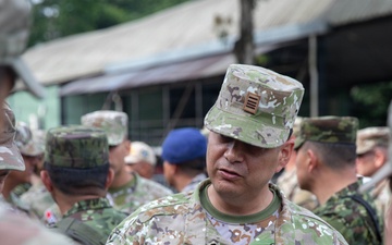 Missouri National Guardsmen greet multinational partners during PANAMAX 2026