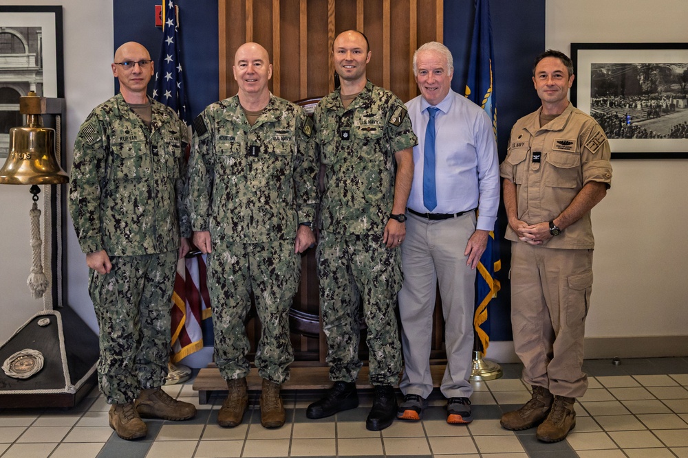 Adm. William Houston Visits Portsmouth Naval Shipyard