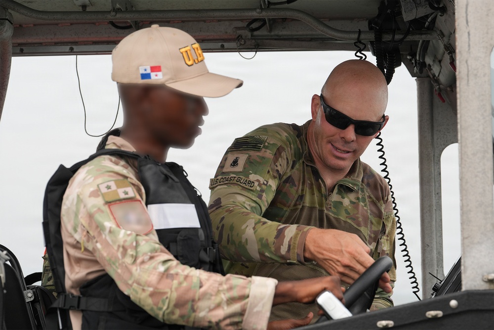 U.S. Coast Guard, Partner Nations Strengthen Maritime Maneuver Skills During PANAMAX 2026