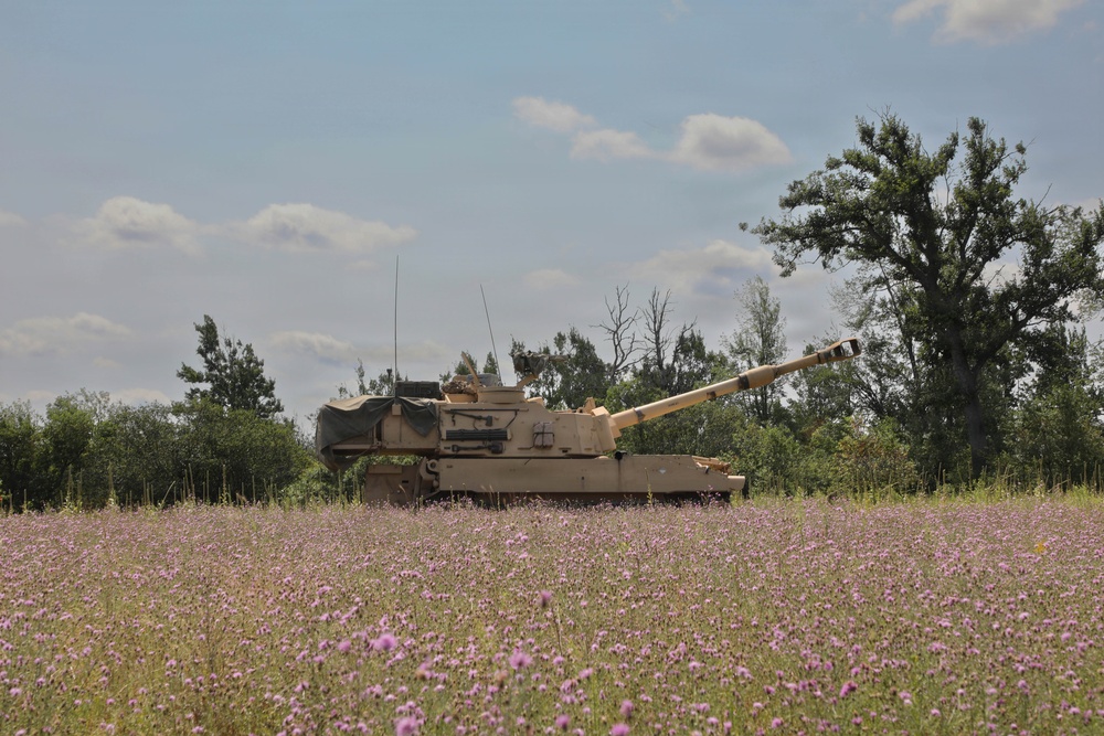 The West Virginia National Guard's 1/201st Field Artillery Battalion conduct fire missions during Northern Strike 26-2