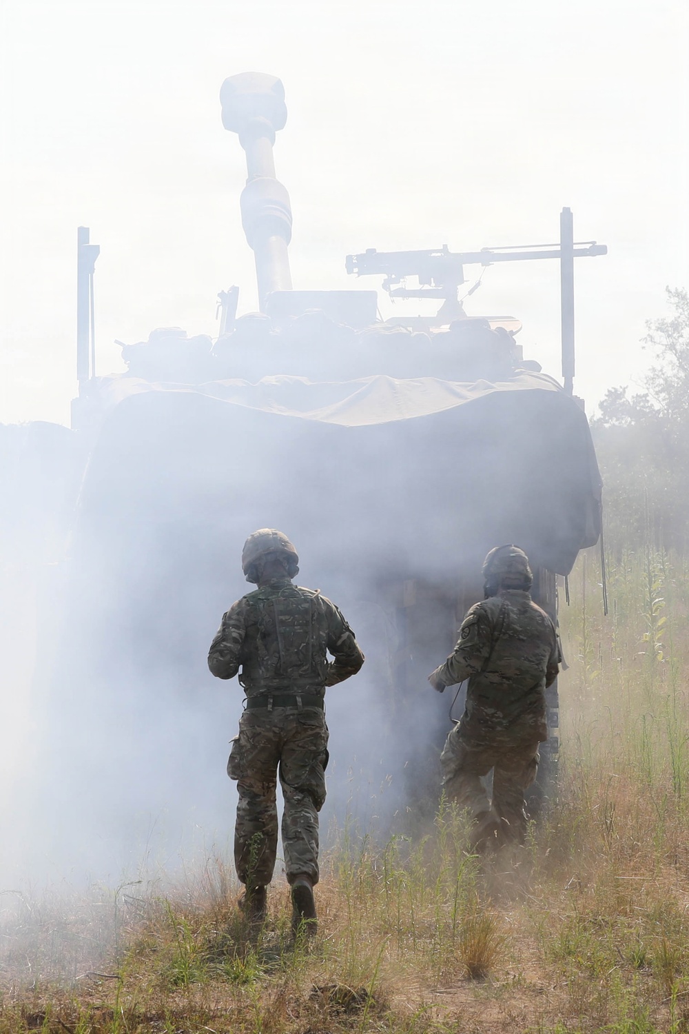 The West Virginia National Guard's 1/201st Field Artillery Battalion conduct fire missions during Northern Strike 26-2