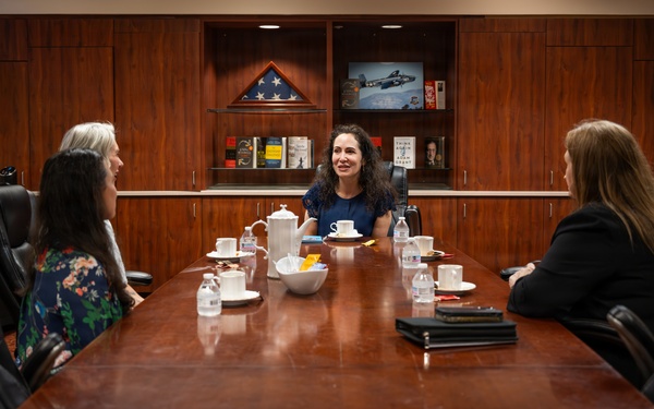 Strengthening readiness together: CMSAF and Dr. Wolfe connect with Team Travis